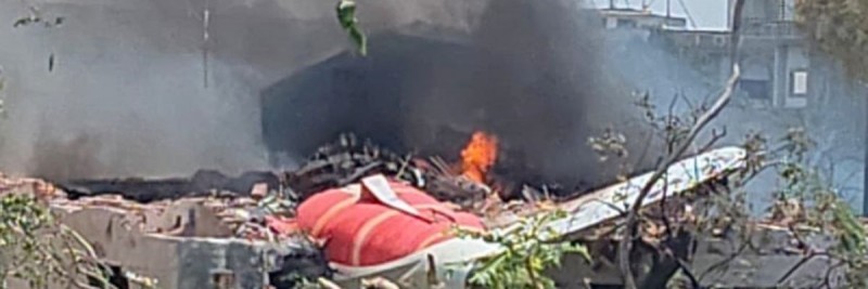 Tragedia aérea: un avión de Air India se estrelló con 242 pasajeros a bordo