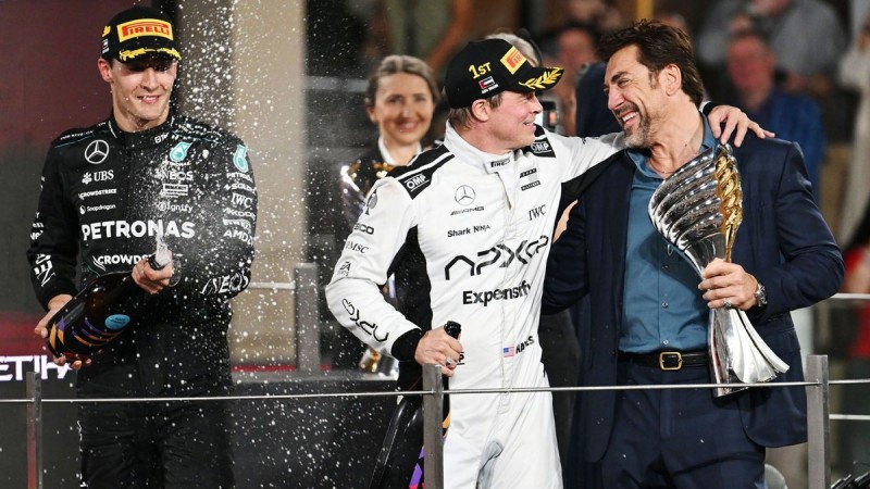Aparecen los pilotos de F1 en la pelcula de Brad Pitt?