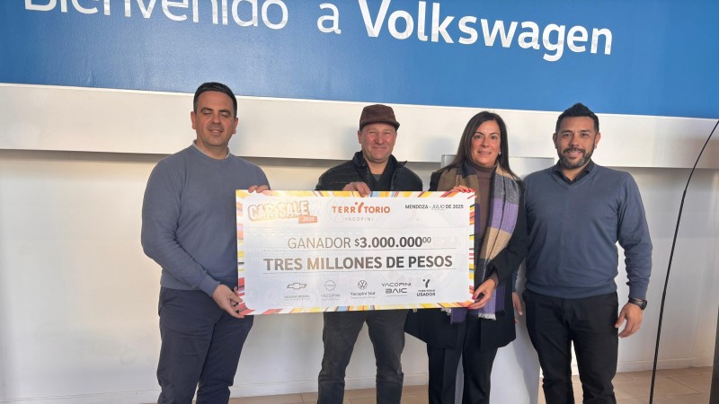 El Car Sale de Territorio Yacopini premi a un feliz ganador