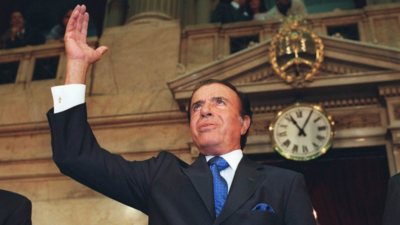Por qu Menem dijo que llegara a la estratosfera con vuelos espaciales? 