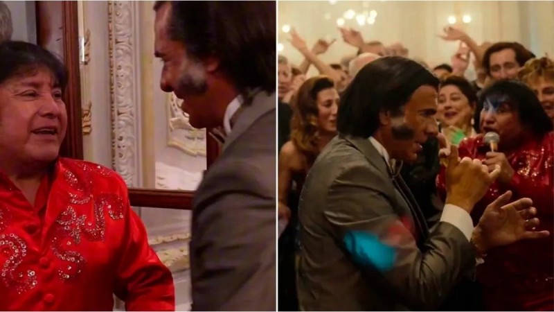 Como fue la fiesta de Menem con Ricky Maravilla y Mara Julia