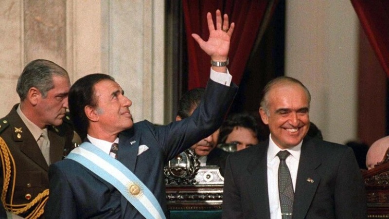 Menem, la serie: as luce Carlos Ruckauf hoy