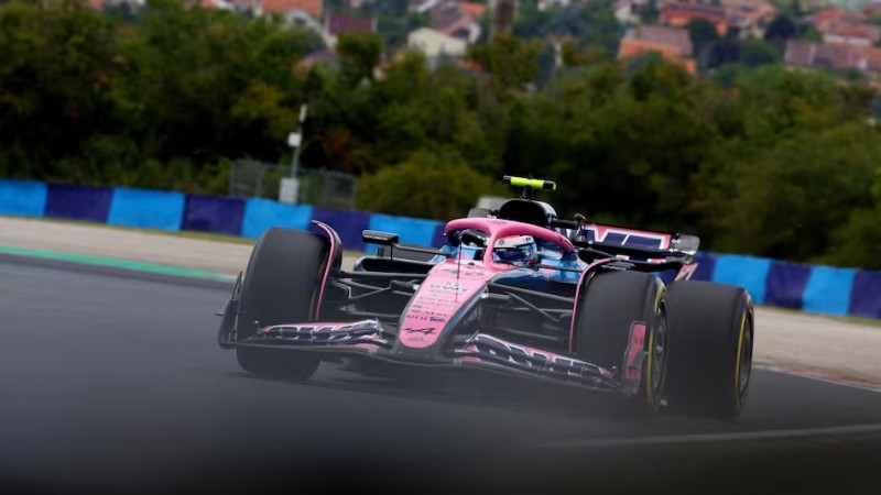 Franco Colapinto sufri en el GP de Hungra y termin en el penltimo lugar