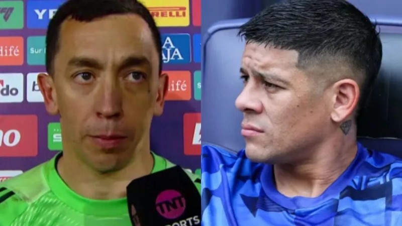 Qu pas entre Marcos Rojo y Marchesn?