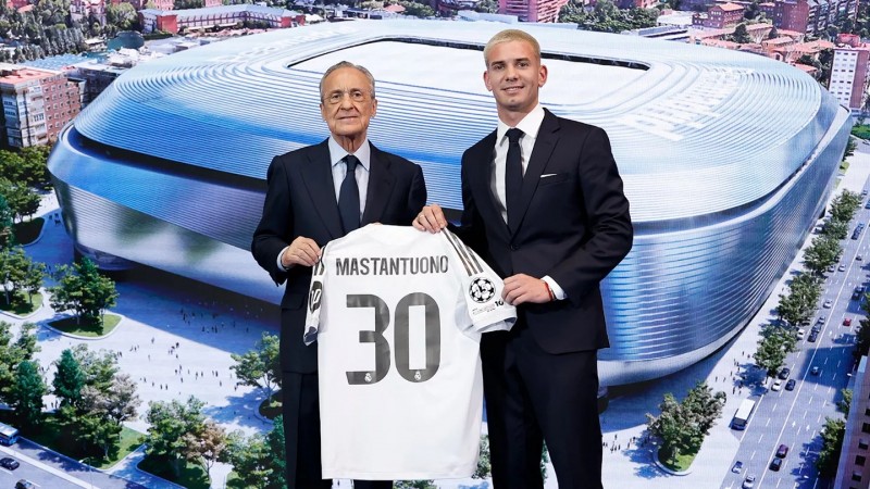 Real Madrid present a Franco Mastantuono oficialmente como su flamante refuerzo: los detalles