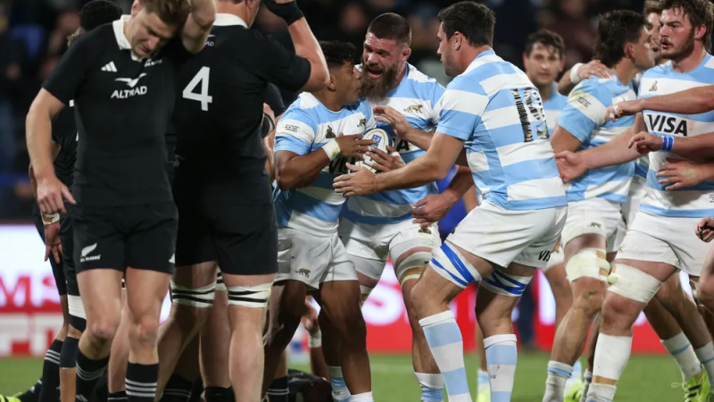 Los Pumas vencieron 29-23 a los All Blacks por el Rugby Championship en el estadio Jos Amalfitani