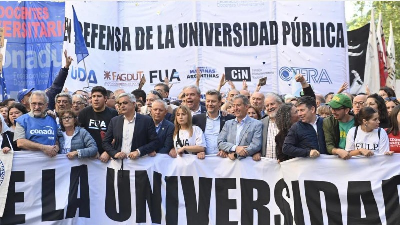 Milei sobre la Marcha Universitaria Federal: "van a trabajar sobre el miedo, los van a querer asustar"