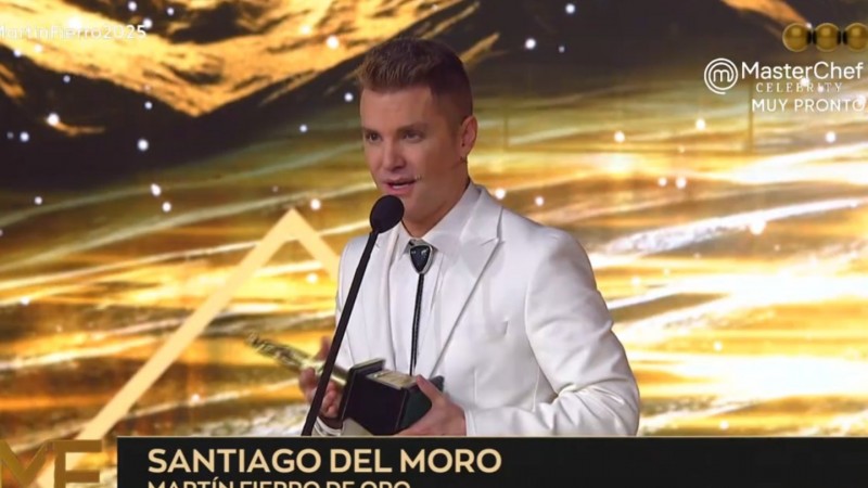 Martn Fierro 2025: la consagracin de Santiago del Moro en una noche llena de emociones
