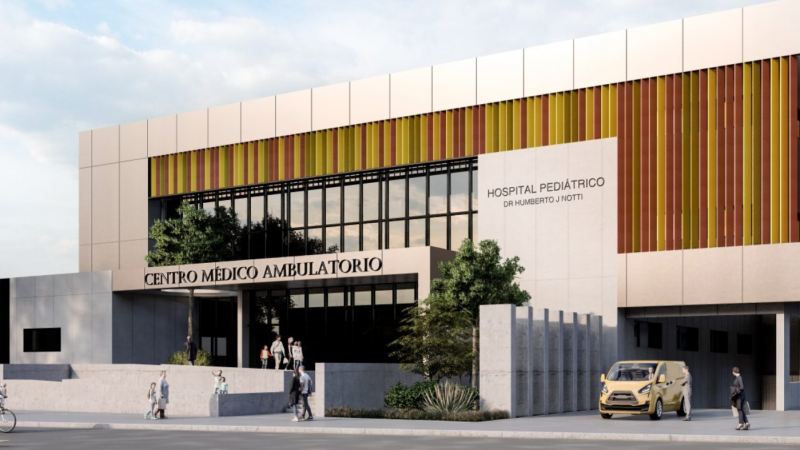 El Hospital Notti tendr un nuevo edificio y as se ven las primeras ideas