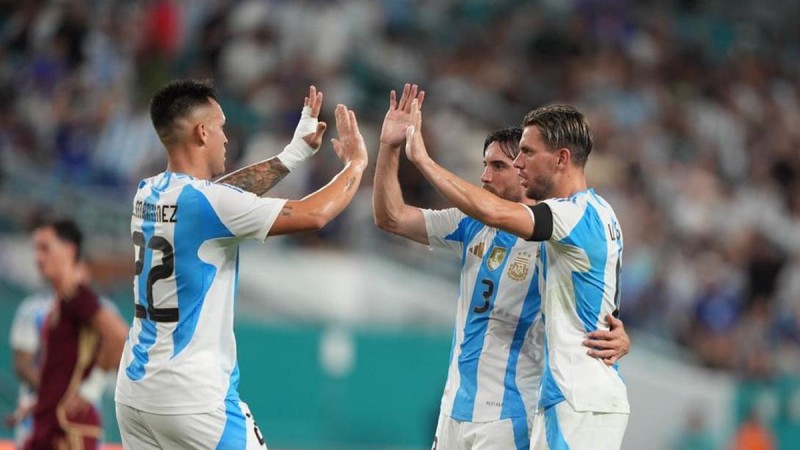 La Seleccin Argentina gan sin Messi en Miami