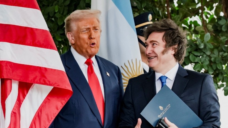 Trump recibi a Milei en la Casa Blanca y condicion la ayuda de EE.UU. al resultado electoral en Argentina