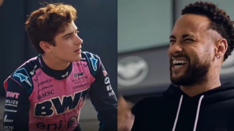 Colapinto, Neymar y un spot viral en redes 