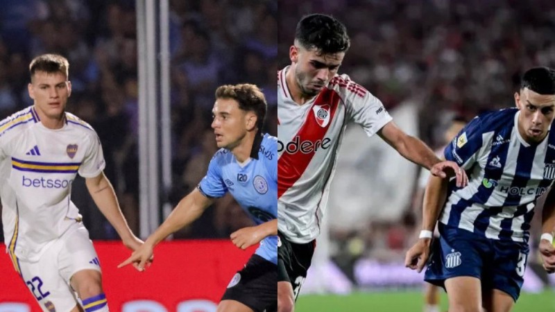 Talleres recibe a River y Belgrano visita a Boca: horarios, formaciones y TV