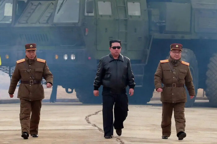 Una foto realizada por la agencia de noticias oficial de Corea del Norte 2 1