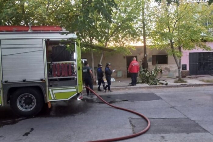 Un incendio en Godoy Cruz dejó un saldo fatal