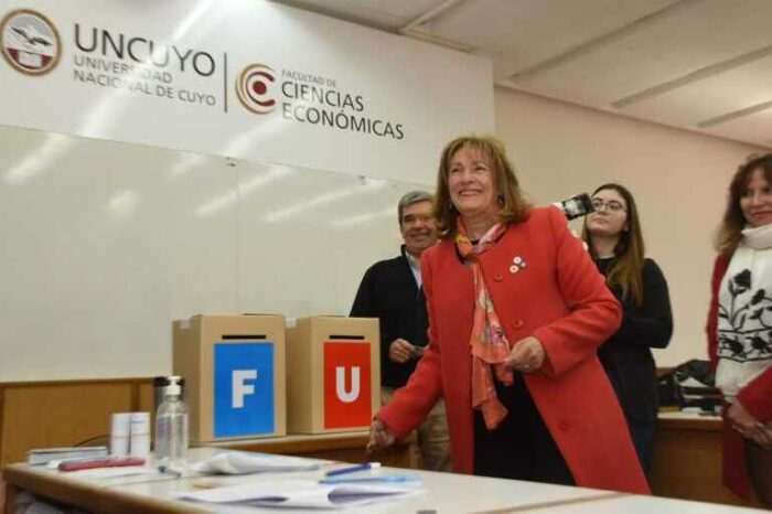 Esther Sánchez es la nueva rectora de la UNCuyo
