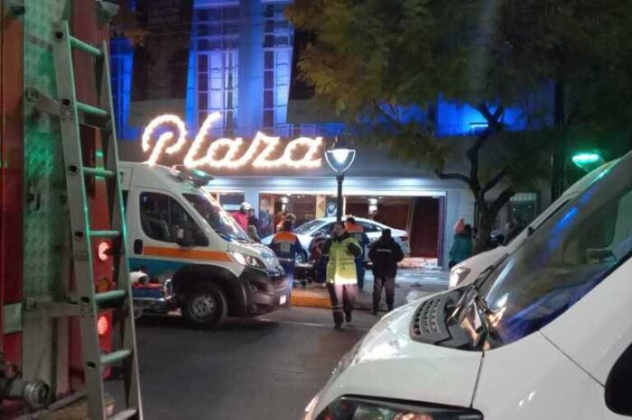 Heridos graves tras el accidente en el Teatro Plaza
