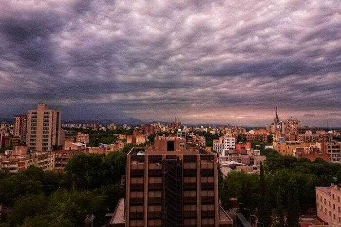 Se vienen días de lluvia en el Gran Mendoza