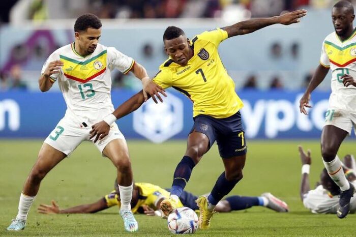 Ecuador perdió ante Senegal y quedo eliminado del Mundial