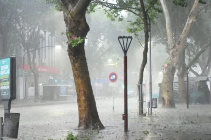 Alerta amarilla por tormentas en Mendoza