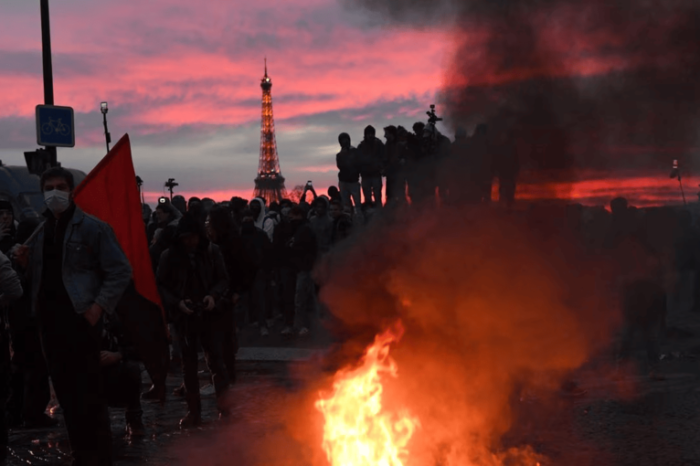 Caos en Francia por la "avivada" de Macron