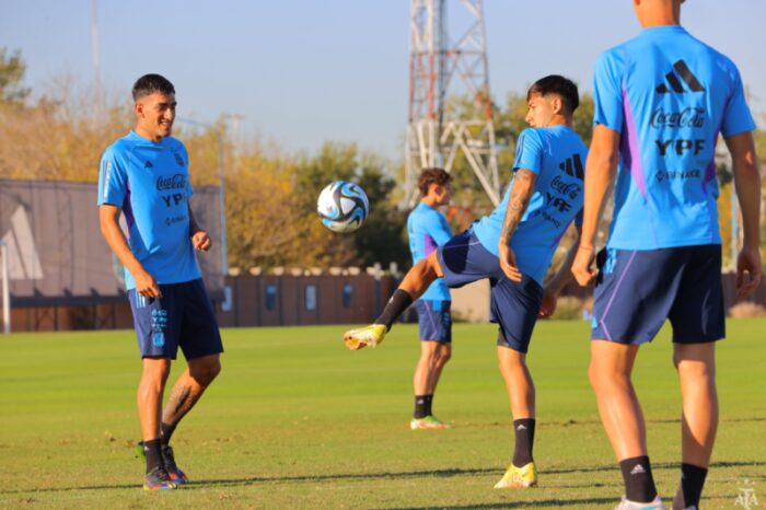 La Selección argentina se prepara a 4 días del debut mundialista