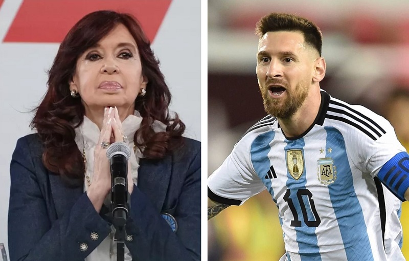 Cristina Kirchner y Messi
