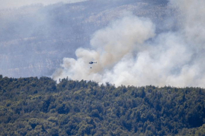 Más de 1000ha incendiadas en el Parque Nacional Los Alerces